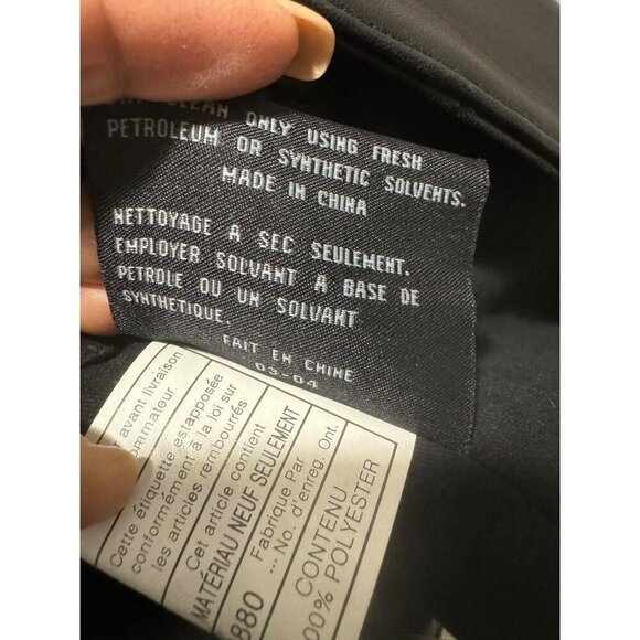 Marc New York Men's M Black Soft Leather Coat Button Closure Removable Lining - Picture 9 of 9